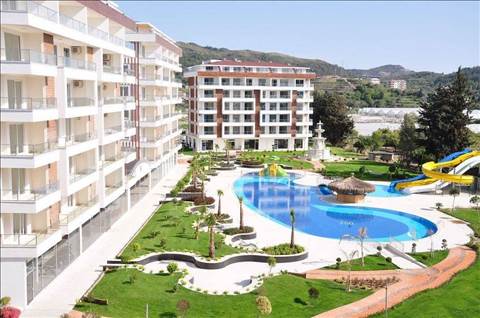 Demirtaş Fortuna Resort'da Satılık 2+1